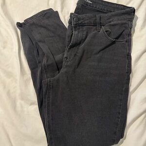 Old Navy Women's Dark Gray Straight Leg Jeans